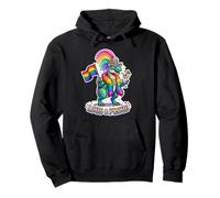 Loud & Proud Rainbow Dino Q'ueen Sudadera con Capucha