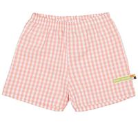 loud + proud Short Vichy-Karo, Gots Zertifiziert, Pantalones Cortos niños Unisex, Peach, 62/68