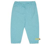 loud + proud Slub Jersey mit Druck, Gots Zertifiziert Pantalones, Cyan, 62/68 niños Unisex