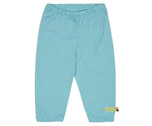 loud + proud Slub Jersey mit Druck, Gots Zertifiziert Pantalones, Cyan, 62/68 niños Unisex