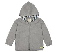 loud + proud Waffel, Gots-Zertifiziert, Made in Germany Sudadera, Grey, 110/116 niños Unisex