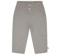 loud + proud Waffelstruktur, Gots-Zertifiziert Pantalón, Gris, 122-128 Unisex niños