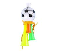 Loud Stadium Horn, Handheld Cheering Noisemaker, 12 Inches Blow Horn Clear Sound, Fan with Easy Grip, Party Accessory with Sports Style, for Games Competitions Celebrations Parades Boating Hiking