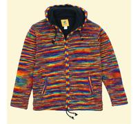 LoudElephant Cazadora Chaqueta Cárdigan Tipo Hoodie Tejida A Mano Lana Nepal
