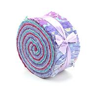LoudElephant Cotton Batik - Paquetes de tela precortada - Jelly Roll - Orquídea