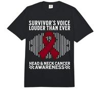 Louder Than Ever Oral Head & Neck Cancer Awareness Survivor Comfort Colors Adult Heavyweight T-Shirt