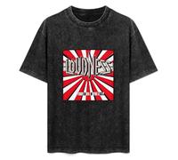 Loudness Men's T-Shirt Graphic Shirts Unisex Black tee XL