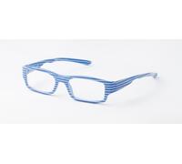 Loudspecs Wrighty +2.0 Gafas De Lectura raya diseño claro azul azul oscuro divertido hombre mujer
