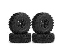 Loufy 1.0 Beadlock - Juego de neumáticos para llantas 1/24 RC Crawler Axial SCX24 Deadbolt (negro)