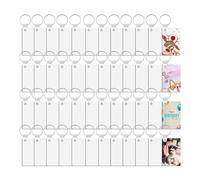 Loufy 180 llaveros de sublimación en grandes cantidades, adecuados para la fabricación de llaveros de bricolaje