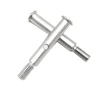 Loufy 2 piezas eje delantero de metal para 1/10 Slash 2WD Stampede 2WD Kit de accesorios