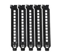 Loufy 5 piezas PCI ranuras cubierta filtro polvo placa ciega ventilador filtro polvo ventilación para carcasa de ordenador PC fácil de usar con agujero