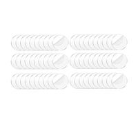 Loufy 60 unidades de círculos acrílicos transparentes para manualidades, discos acrílicos redondos, discos acrílicos para hitos de bebé, placas de nombre