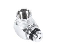 Loufy Adaptador de manguera de buceo, conector ajustable de 360 grados, conector de regulador de inmersión, baja presión