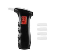 Loufy AlcoholíMetro, Probador de Alcohol en el Aliento Digital PortáTil, Pantalla Digital LCD para Uso Personal en el Hogar/Fiesta con 5 Boquillas