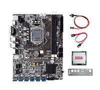 Loufy B75 12GPU BTC Mining Motherboard+G550 CPU+SATA Cable+Switch Cable Support 2XDDR3 RAM USB3.0 B75 12USB Miner Motherboard