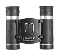 Loufy Binoculares HD plegables Mini telescopio 200x25 mejorado BAK4 óptico caza al aire libre camping viajes