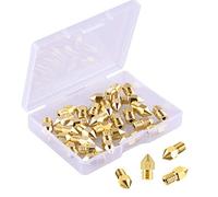 Loufy Boquilla MK8 de 0,4 mm para impresora 3D, cabezal de impresión extrusora para impresora 3D, 30 unidades, 10 (1 caja de plástico)