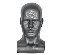 Loufy Cabeza de maniquí masculina, cabeza de muñeca profesional para exhibir pelucas, sombreros, máscaras de auriculares ()