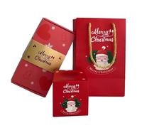 Loufy Caja de Regalo Sorpresa Roja Cajas de Regalo Sorpresa de Feliz Navidad para Dinero y CumpleañOs Caja de Regalo Emergente (Juego de 16 Cajas)