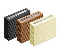 Loufy Caja de regalo vacía para bolígrafos, 24 unidades, con tapa transparente para embalaje