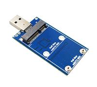 Loufy de Disco Duro MSATA una USB 3,0, Adaptador USB MSATA, Adaptador de Disco de Estado SóLido Externo, Compatible con 30X30 50X30 MSATA SSD