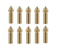 Loufy Juego de 10 boquillas de latón K1 para impresora 3D, 10 piezas de alta velocidad de 0,4 mm para K1, K1 Max, duradero, fácil instalación