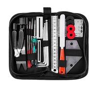 Loufy Juego de Herramientas de Mantenimiento y Limpieza de Guitarras Regla de NivelacióN de Largueros en para Guitarra Juego de Esmerilado de Trastes