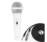Loufy Micrófono profesional dinámico con cable para cantar, karaoke, computadora, altavoz, micrófono - B fácil de usar