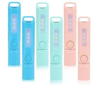 Loufy Mini linternas LED recargables USB C pequeñas para camping, paquete de 6