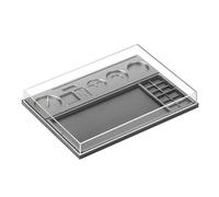 Loufy Organizador de herramientas de relojes, bandeja de reparación de relojes, caja de almacenamiento, organizador de herramientas de reparación de relojes, bandeja de almacenamiento B