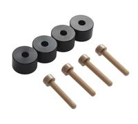 Loufy Para impresora Voron 2.4 Trident Placa de aluminio Columna de aislamiento de cama caliente Resistencia a altas temperaturas y aislamiento térmico. Accesorios de repuesto