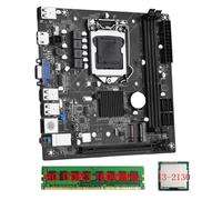 Loufy Placa Base de Escritorio ITX H61 +I3-2130 +1X8G DDR3 1600MHz RAM CPU LGA 1155 Compatible con hasta 16GB de RAM Ranuras Tarjeta de Red de 100M, 500415336