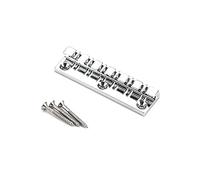 Loufy Puente de guitarra de metal, puente de arpa fijo, cuerdas puente de cuerdas puente 12 cuerdas para accesorios de guitarra eléctrica