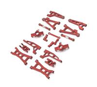 Loufy Vaso de brazo giratorio para 16207 16208 16209 16210 H16 mando a distancia coche kit de actualización de metal rojo