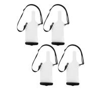 Loufy Walkie-Talkie - protectora universal para radio bidireccional, a prueba de polvo, transparente, White