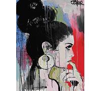 Loui Jover "Harry Beck London Underground Map 1933" Lienzo Impreso, algodón, Multicolor, 3,20 x 60,00 x 80,00 cm