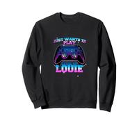 LOUIE - LEVEL UP con controller: SOLO QUIERE JUGAR Sudadera