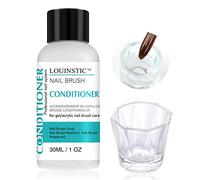 LOUINSTIC Cepillo de uñas acrílico acondicionador - Cepillo de uñas y restaurador para cepillo de uñas Kolinsky acrílico y cepillo de uñas de gel