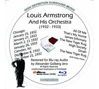 Louis Armstrong (1932-33) And His Orchestra Restored For Blu-ray Audio [Alemania] [Blu-ray]