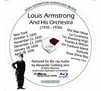 Louis Armstrong (1935-36) And His Orchestra Restored For Blu-ray Audio [Alemania] [Blu-ray]