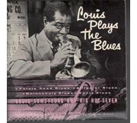 LOUIS ARMSTRONG - LOUIS PLAYS THE BLUES 7 INCH (7" VINYL 45) UK PARLOPHONE 0