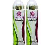 Louis Cardin Compassion Femme - Desodorante corporal perfumado, 200 ml, paquete de 2