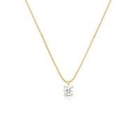 Louis Ciocchetti dal 1887 Collar de Plata 925 con Punto de Luz de Circonita 5A, Ajustable, Elegante y Refinada, Fabricado en Italia, 70mm, Plata, No es una piedra preciosa