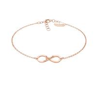 Louis Ciocchetti dal 1887 Pulsera de plata 925 con infinito, símbolo de amor y eternidad, ajustable, idea regalo para mujer, fabricada en Italia, Taglia Unica, Plata, Sin gemas.