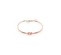 Louis Ciocchetti dal 1887 Pulsera de plata 925 con nudo, ajustable 16 cm + 4 cm, nudo simbólico para amor, amistad e infinito y San Valentín, fabricada en Italia, Talla única, Plata, No es una piedra