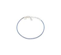 Louis Ciocchetti dal 1887 Pulsera de tenis de plata 925 con circonitas 5A, joya elegante ajustable para mujer - Idea de regalo refinada con embalaje de lujo - Calidad Made in Italy, 1,5 mm, Plata, No