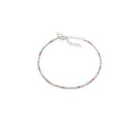 Louis Ciocchetti dal 1887 Pulsera de tenis negra de plata 925 con circonitas 5A, joya elegante ajustable para mujer - Idea de regalo refinada con embalaje de lujo - Calidad Made in Italy, 1,5 mm