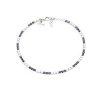 Louis Ciocchetti Since 1887 Rainbow Tennis Pulsera en plata de ley 925 con circonita cúbica 5A de 3 mm y cadena de plata chapada en oro, ajustable, elegante joyería para mujer