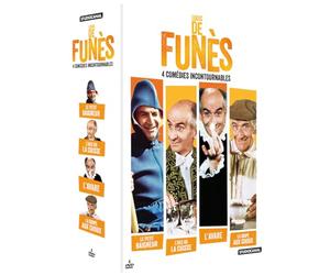 Louis de Funès - 4 comédies incontournables : La Soupe aux choux + L'Aile ou la cuisse + L'Avare + Le Petit baigneur [DVD]